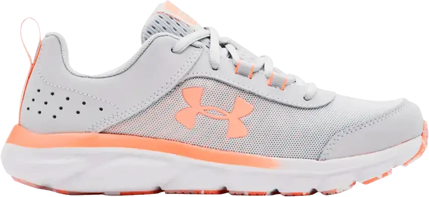  Under Armour Assert 8 GS &#039;Halo Grey White&#039;