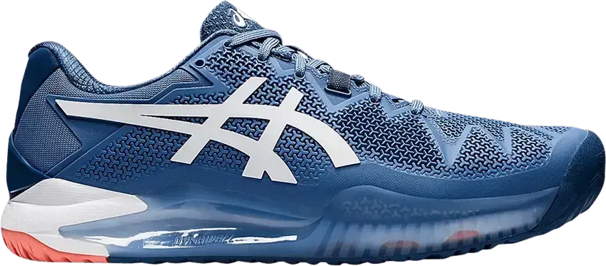  Asics Gel Resolution 8 2E Wide &#039;Blue Harmony&#039;