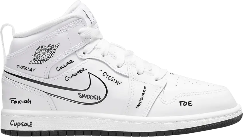  Jordan 1 Mid Schematic (PS)