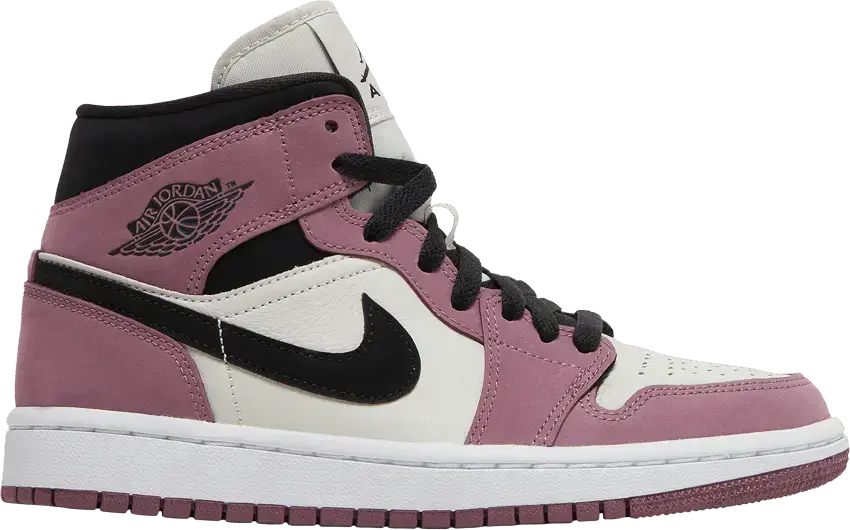  Jordan 1 Mid SE Light Mulberry (Women&#039;s)