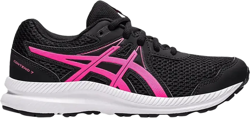  Asics Contend 7 GS &#039;Black Hot Pink&#039;