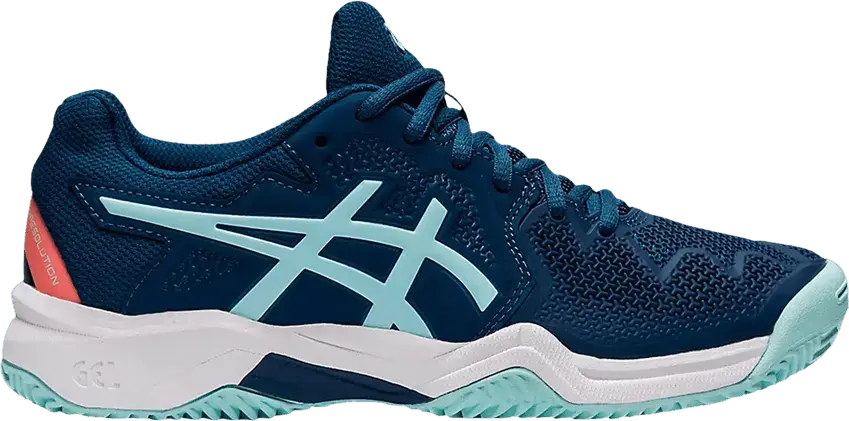  Asics Gel Resolution 8 GS &#039;Light Indigo Clear Blue&#039;