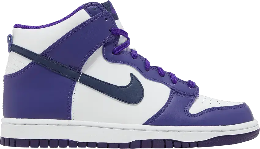  Nike Dunk High Electro Purple Midnght Navy (PS)