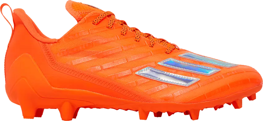  Adidas Adizero Cleats &#039;Team Solar Orange Silver Metallic&#039;