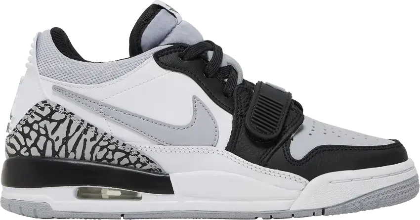  Jordan Legacy 312 Low White Black Grey (GS)