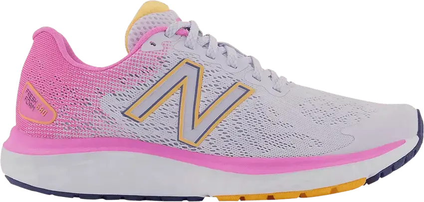  New Balance Wmns Fresh Foam 680v7 Wide &#039;Libra Vibrant Pink&#039;