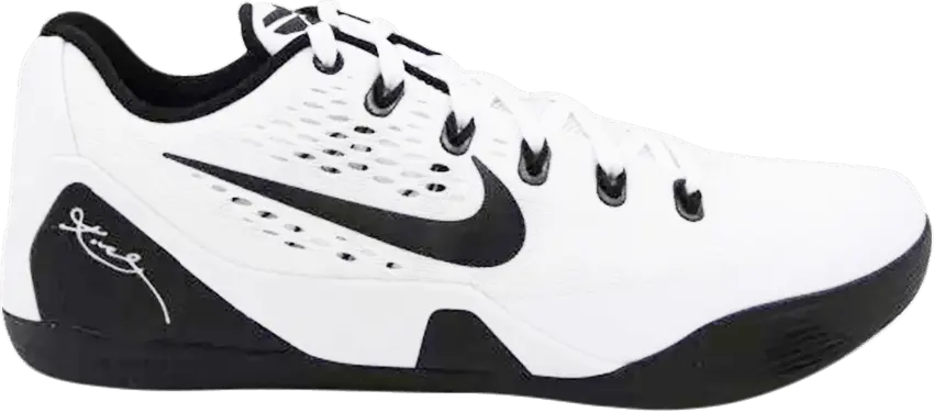  Nike Kobe 9 EM TB &#039;White Black&#039;