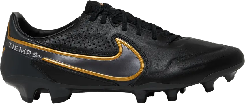  Nike Tiempo Legend 9 Pro FG &#039;Black Metallic Gold&#039;