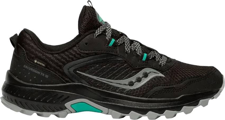  Saucony Wmns Excursion TR15 GTX Wide &#039;Black Jade&#039;