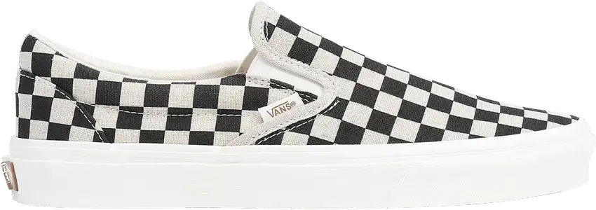  Vans Classic Slip-On &#039;Eco Theory - Black White Checkerboard&#039;