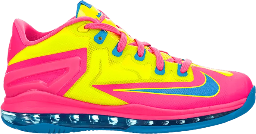  Nike LeBron 11 Max Low GS &#039;Volt Hyper Pink&#039;
