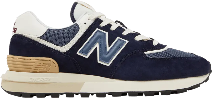  New Balance 574 Navy White Beige