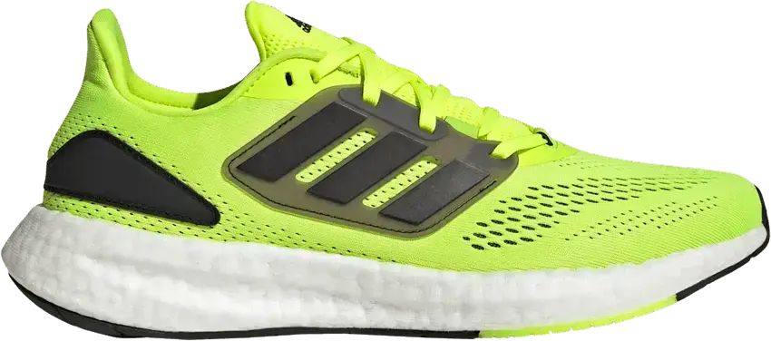  Adidas PureBoost 22 &#039;Solar Yellow Black&#039;