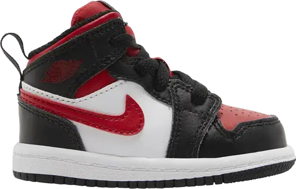  Jordan 1 Mid Black Fire Red (TD)