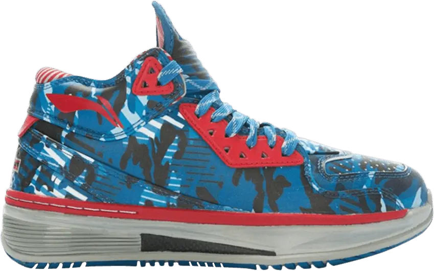  Li-Ning Way Of Wade 2 Blue Camo