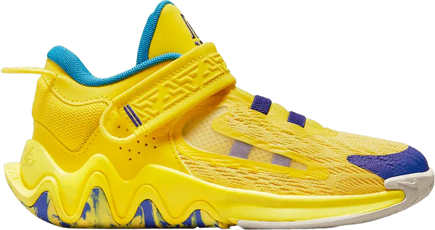  Nike Giannis Immortality 2 PS &#039;Yellow Strike Laser Blue&#039;