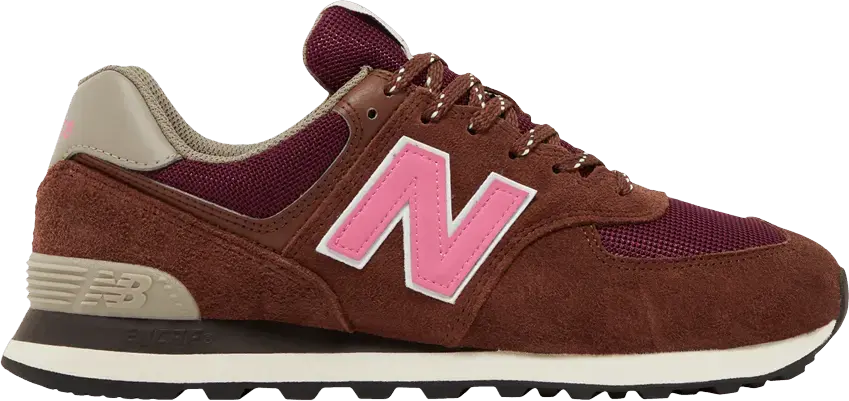  New Balance 574 Brown Pink