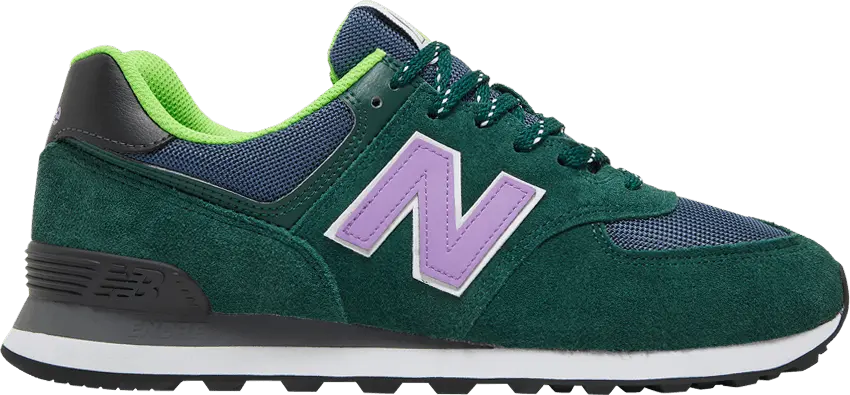  New Balance 574 Green Purple