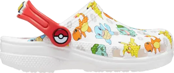  Crocs Classic Clog Pokemon White (TD)