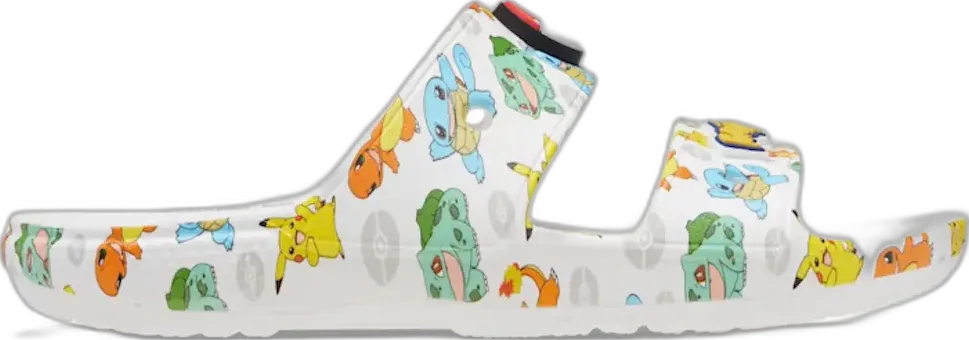  Crocs Classic Slide Pokémon White