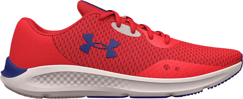  Under Armour Charged Pursuit 3 &#039;Bolt Red Bauhaus Blue&#039;