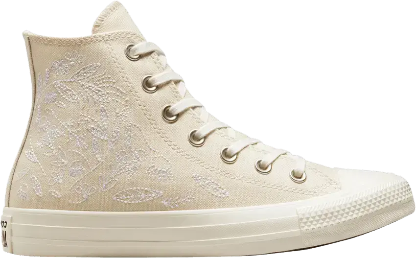  Converse Wmns Chuck Taylor All Star High &#039;Embroidered Floral - Ivory&#039;