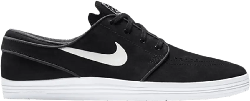  Nike Lunar Stefan Janoski SB &#039;Black White&#039;