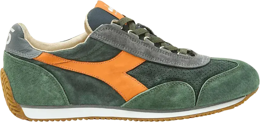  Diadora Equipe Suede SW &#039;Green Night Orange&#039;