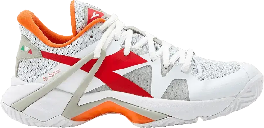  Diadora Wmns B.Icon AG &#039;White Fiery Red&#039;