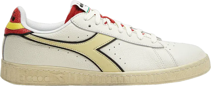  Diadora Game L Low Icona &#039;White Fiery Red&#039;