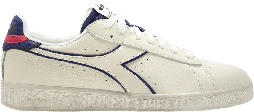  Diadora Game L Low Icona &#039;White Blue Print&#039;