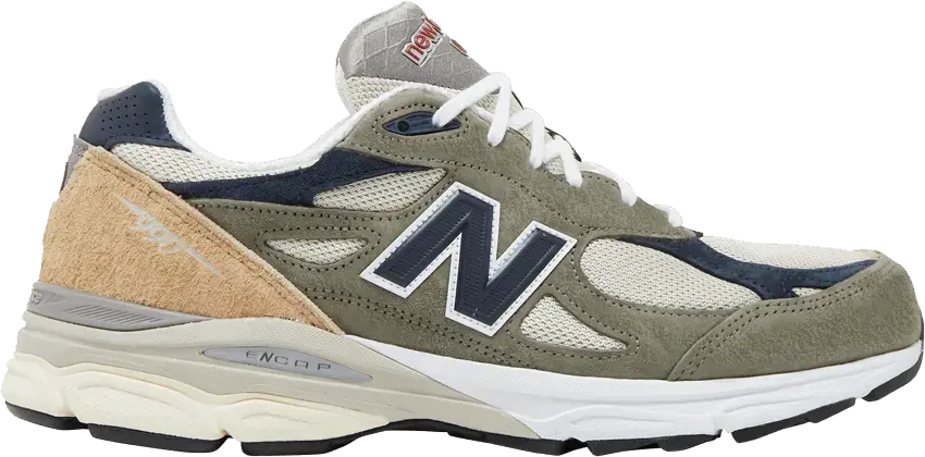  New Balance 990v3 MiUSA Grey Blue Olive