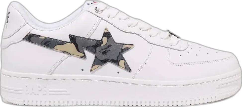  A Bathing Ape Bape Sta White Multi Camo Bape US Exclusive