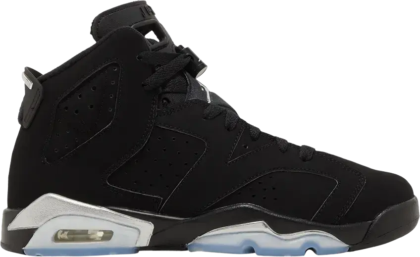  Jordan 6 Retro Chrome Metallic Silver (GS)