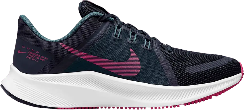 Nike Wmns Quest 4 &#039;Blackened Blue Rush Pink&#039;