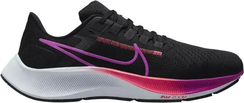  Nike Wmns Air Zoom Pegasus 38 &#039;Black Hyper Violet&#039;