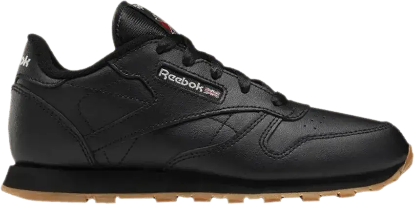  Reebok Classic Leather Little Kid &#039;Black Gum&#039;