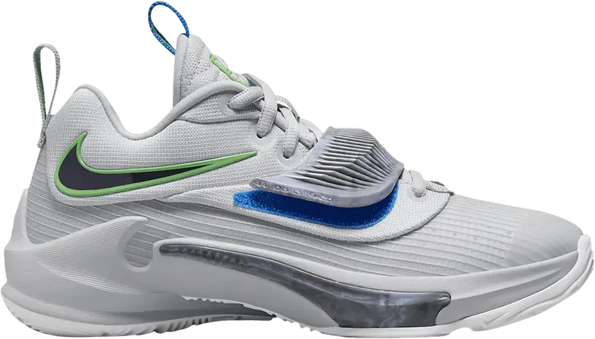  Nike Zoom Freak 3 GS &#039;Grey Fog Light Green Spark&#039;