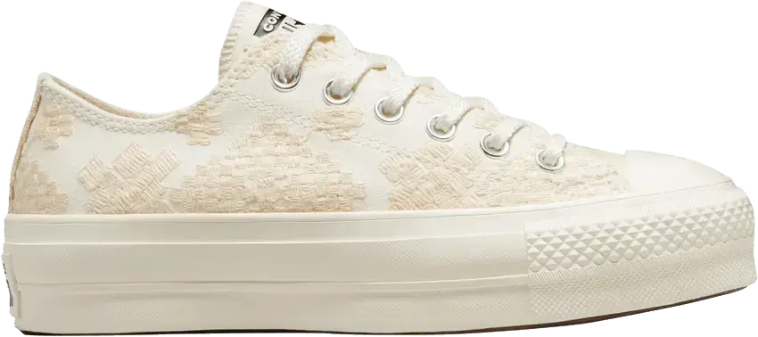  Converse Wmns Chuck Taylor All Star Lift Platform Low &#039;Tonal Embroidery&#039;