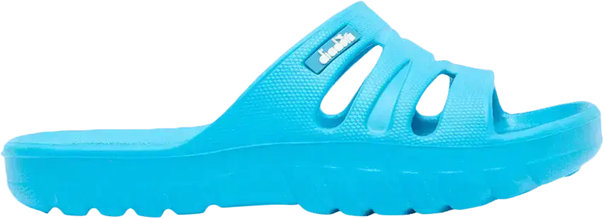 Diadora Agadir Slide Kids &#039;Cyan Blue Fluorescent&#039;