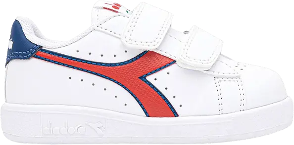  Diadora Game P Toddler &#039;White Aurora Red&#039;