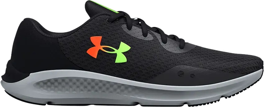  Under Armour Charged Pursuit 3 4E Wide &#039;Jet Grey Black&#039;