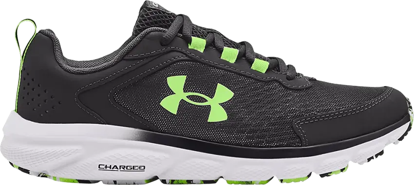  Under Armour Charged Assert 9 Marble &#039;Jet Grey White&#039;