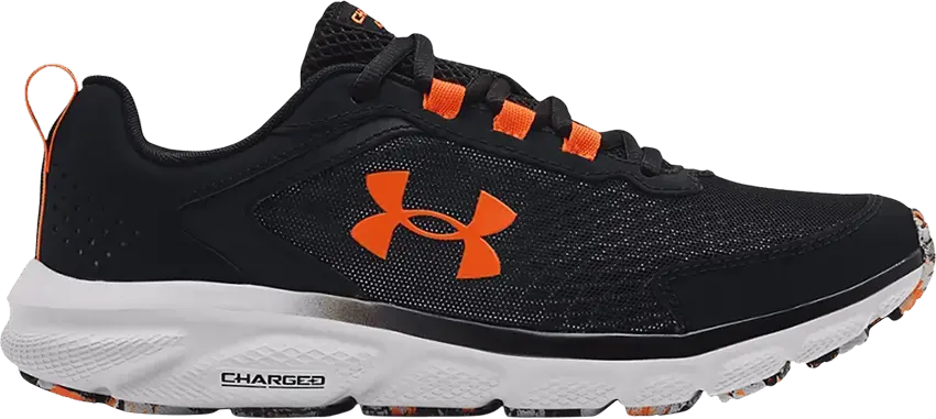  Under Armour Charged Assert 9 Marble &#039;Black Halo Grey&#039;