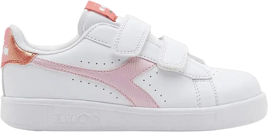  Diadora Game P Little Kid &#039;White Raspberry Sorbet&#039;