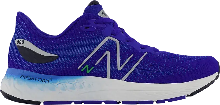  New Balance Fresh Foam X 880v12 Big Kid &#039;Blue Vibrant Spring&#039;