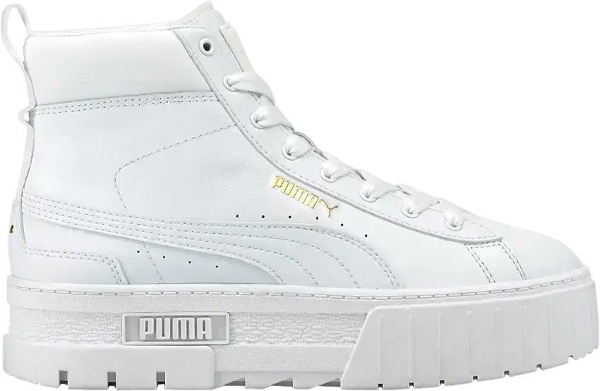  Puma Wmns Mayze Mid &#039;Triple White&#039;