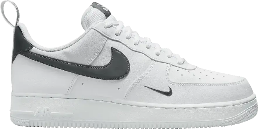  Nike Air Force 1 Low &#039;07 LV8 White Metallic Dark Grey