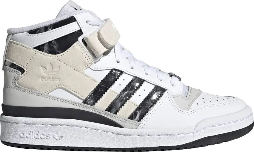  Adidas Wmns Forum Mid &#039;White Black&#039;