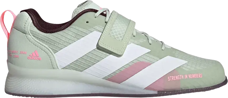 Adidas Adipower Weightlifting 3 &#039;Linen Green Beam Pink&#039;